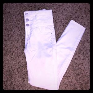 NWOT White Mid Rise pants